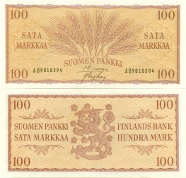 100 Markkaa 1957 AD9818394 kl.7