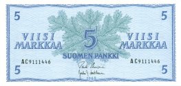 5 Markkaa 1963 AC9111446
