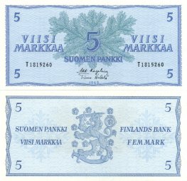 5 Markkaa 1963 T1815260