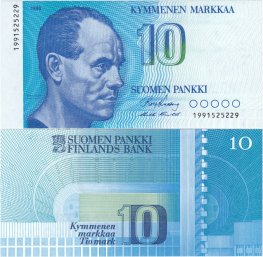 10 Markkaa 1986 1991525229 kl.9