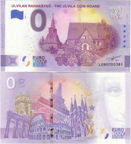 0 Euro Finland - The Ulvila coin hoard - Anniversary