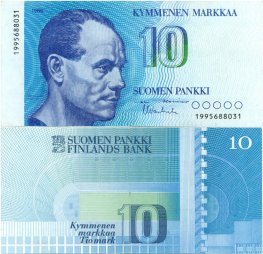 10 Markkaa 1986 1995688031