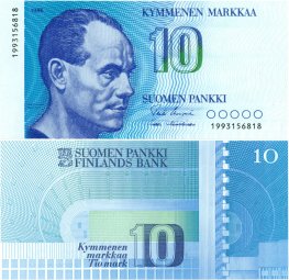 10 Markkaa 1986 1993156818