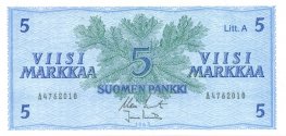 5 Markkaa 1963 Litt.A A4762010