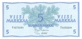 5 Markkaa 1963 T0272234