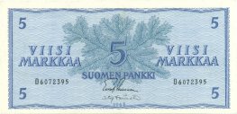 5 Markkaa 1963 D6072395