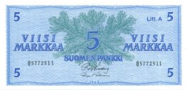 5 Markkaa 1963 Litt.A Q5772511