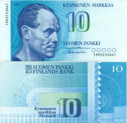 10 Markkaa 1986 1993233661