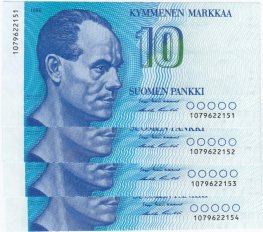 10 Markkaa 1986 107962215X