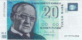 20 Markkaa 1993 Litt.A 2117774506