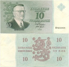 10 Markkaa 1963 B9832935 kl.4