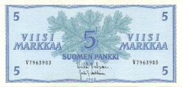 5 Markkaa 1963 V7963903