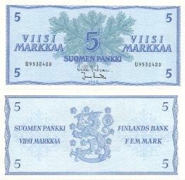 5 Markkaa 1963 U9538480