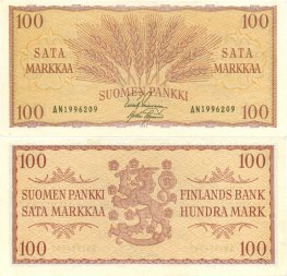 100 Markkaa 1957 AN1996209