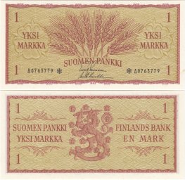 1 Markka 1963 A0763779*