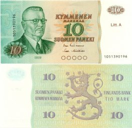 10 Markkaa 1980 Litt.A 1051390196