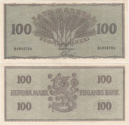 100 Markkaa 1955 N6948784 kl.6