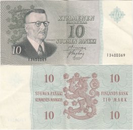 10 Markkaa 1963 I3488869