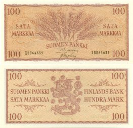 100 Markkaa 1957 X8864635