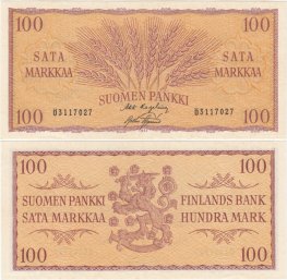 100 Markkaa 1957 Ö3117027 kl.8