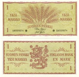 1 Markka 1963 U0325874*