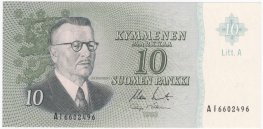 10 Markkaa 1963 Litt.A AI6602496