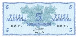 5 Markkaa 1963 T8180094