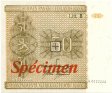 50 Markkaa 1945 Litt.B SPECIMEN