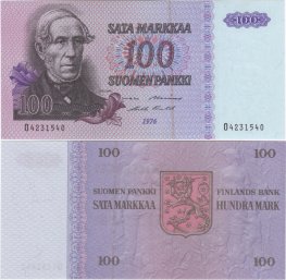100 Markkaa 1976 O4231540