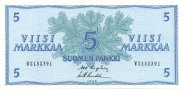 5 Markkaa 1963 V8138391