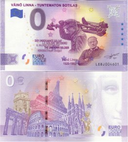 0 Euro Finland - Tuntematon Sotilas - Jubileum