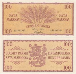 100 Markkaa 1957 AJ1647921