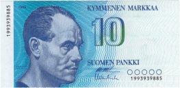 10 Markkaa 1986 1993939885 kl.9