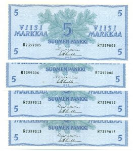 5 Markkaa 1963 R73590XX kl.8-9