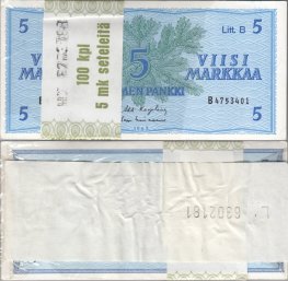 5 Markkaa 1963 Lit.B B4753401 (100)