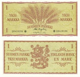 1 Markka 1963 U0410196* kl.8