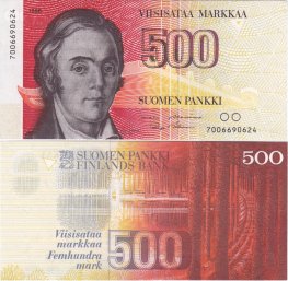 500 Markkaa 1986 7006690624 kl.9