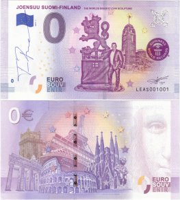 0 Euro Finland - Joensuu - Signature version