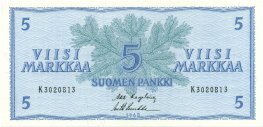 5 Markkaa 1963 K3020813 kl.6