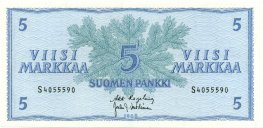 5 Markkaa 1963 S4055590 kl.7
