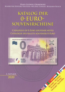 0 Euro Catalogue for souvenier notes