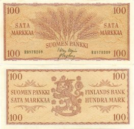 100 Markkaa 1957 R8578209 kl.6