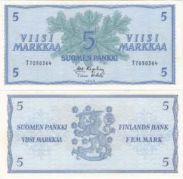 5 Markkaa 1963 T7050364 kl.8-9