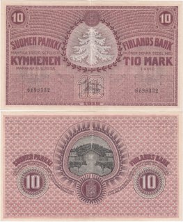 10 Markkaa 1918 6696332 kl.8