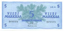 5 Markkaa 1963 Litt.A Q8787272 kl.8