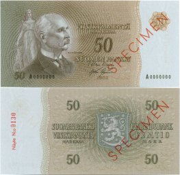 50 Markkaa 1963 SPECIMEN