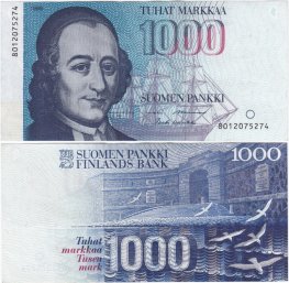 1000 Markkaa 1986 8012075274 kl.6