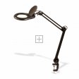 SWING LED magnifier lamp with 1.75x magnification (3 diopters)