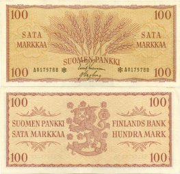 100 Markkaa 1957 A0175788* kl.4