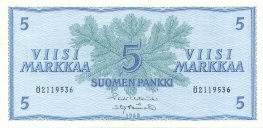 5 Markkaa 1963 Ö2119536 kl.7